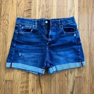 Gap High-Rise Distressed Cut-Off Shorts, Size 31